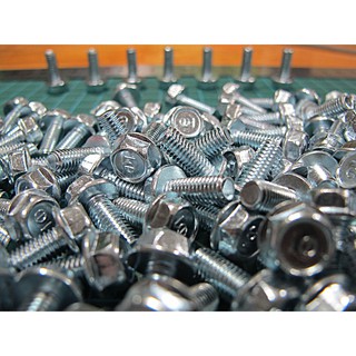 100 Con Bulon Long Đền M6 x 15MM Răng Thuận