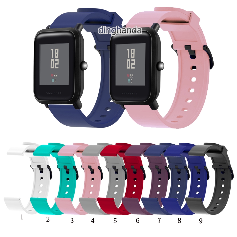 Dây đeo silicon mềm cho đồng hồ thông minh Huami Amazfit Bip Lite Bip S U