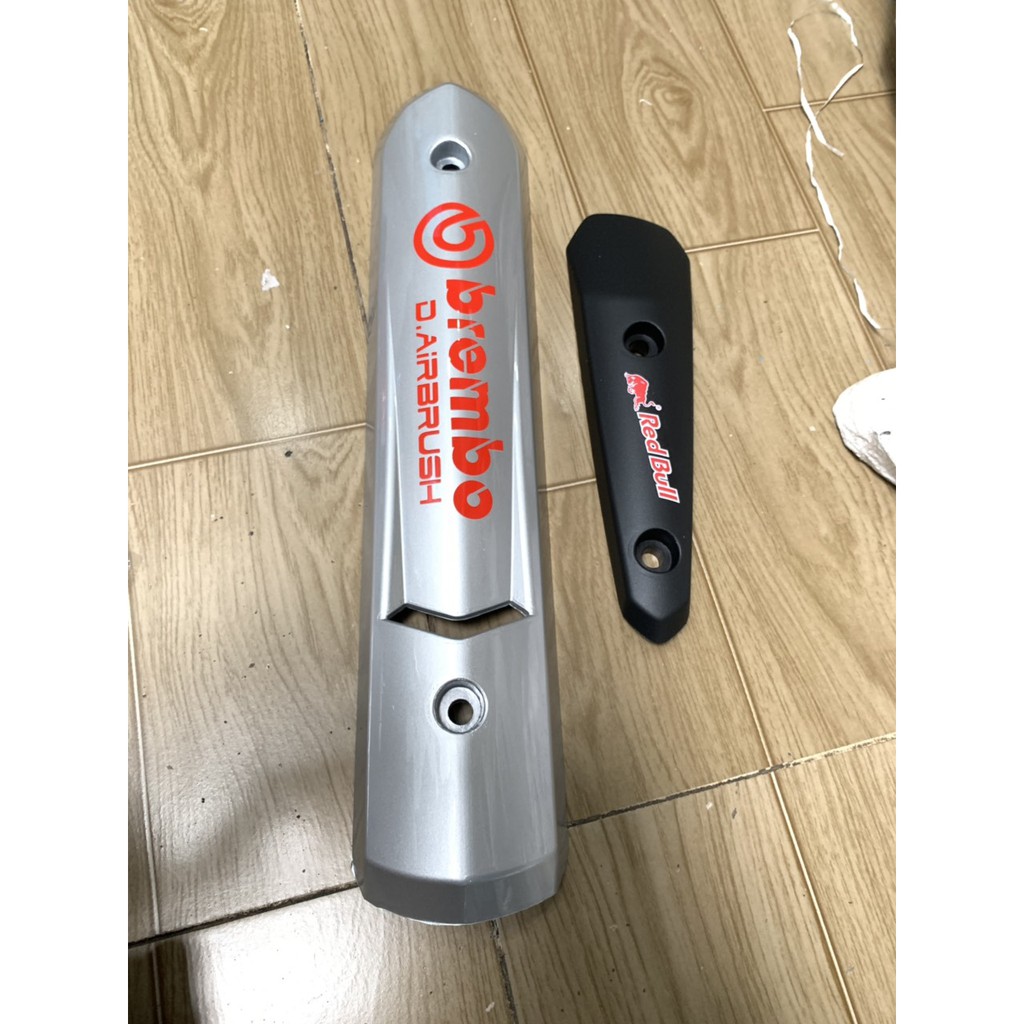 Ốp pô spark màu bạc tem sơn