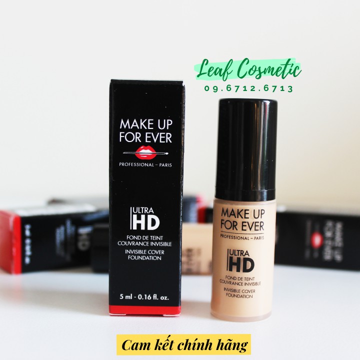 [ Mini 5ml ] Kem nền Make Up Forever Ultra HD Foundation