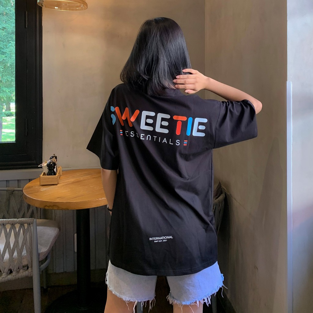 Áo thun SWEETIE LOGO Tee - Black - Unisex