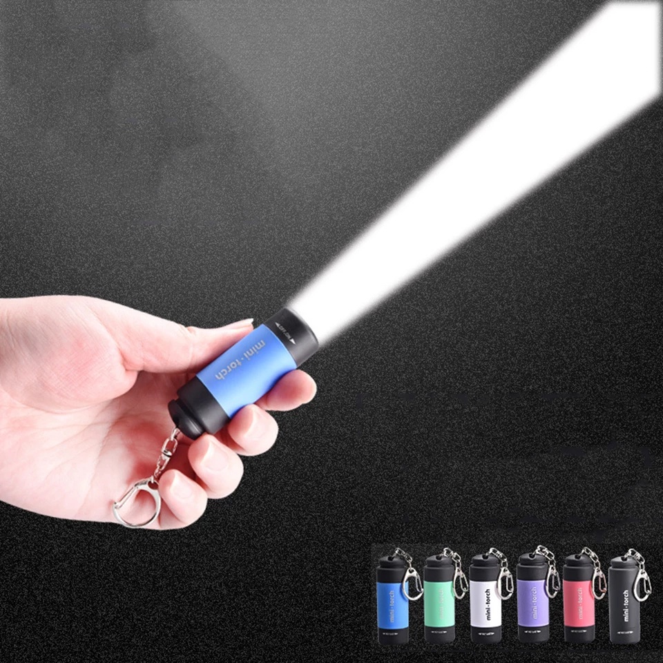 Đèn pin led mini 0.3w chống thấm nước thiết kế tiện dụng mang theo du lịch cắm trại