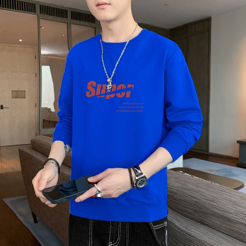 Áo Nỉ Form Rộng In Chữ Thời Trang Xu Hướng Cho Nam