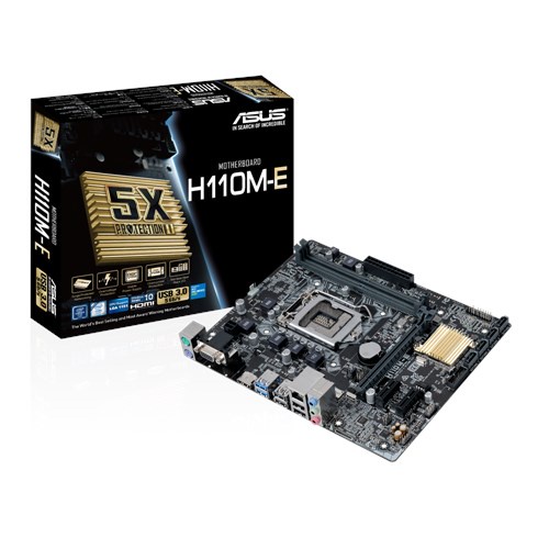 Chặn main Asus H110M-E H110M E dùng nắp sau thùng máy