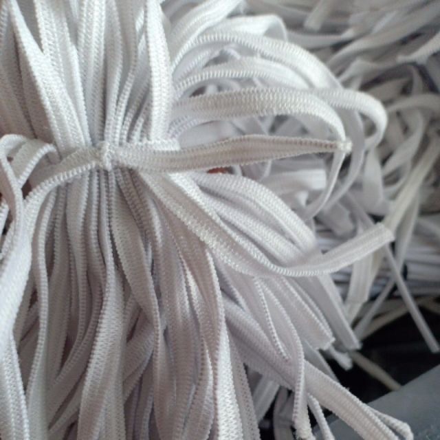 Bó 10 mét Dây thun co dãn bản dẹp 2mm làm khẩu trang