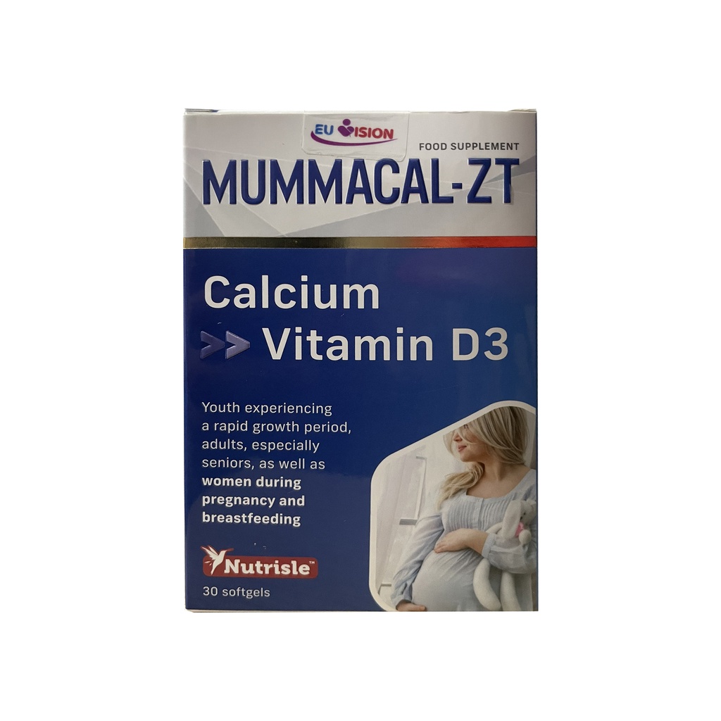 MummaCal-ZT - Bổ sung Canxi, Vitamin D3, tăng hấp thu Canxi, giúp xương chắc khỏe