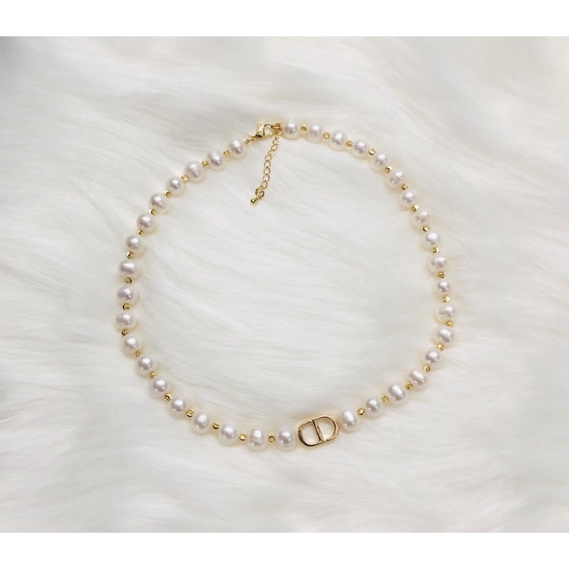 Dây Chuyền Hạt Size 9-10ly Khóa C-D Kiểu Dáng Thời Trang, Trẻ Trung NTTT32 - Ngọc Trai Trường Thịnh