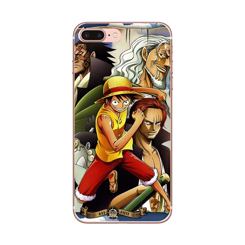 Fashion One Piece Cartoon Case For Iphone 7S 7 Plus iPHONE 8 Plus Luffy Roronoa Zoro Soft Shell | BigBuy360 - bigbuy360.vn