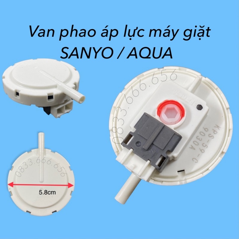 Van áp lực máy giặt SANYO (AQUA) - Phao áp suất máy giặt SANYO - Van phao áp lực máy giặt SANYO - Cảm biến mực nước