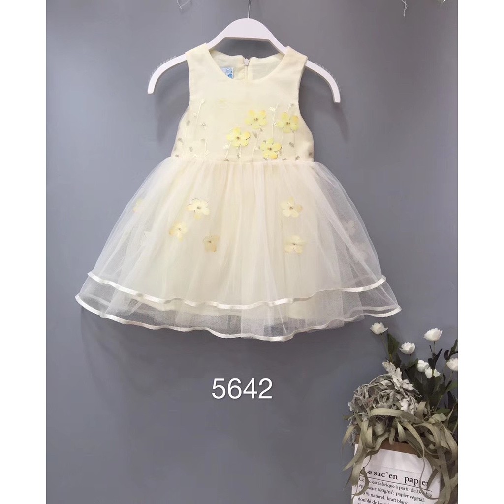 (THANH LÝ RẺ) ĐẦM CÔNG CHÚA HÀNG QUẢNG CHÂU CỰC XINH CHO BÉ 10-22KG