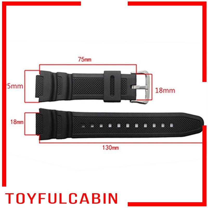 Dây Đeo Cao Su PU Cho Đồng Hồ AQ-S800W SGW-300H SGW-400H SGW-500H