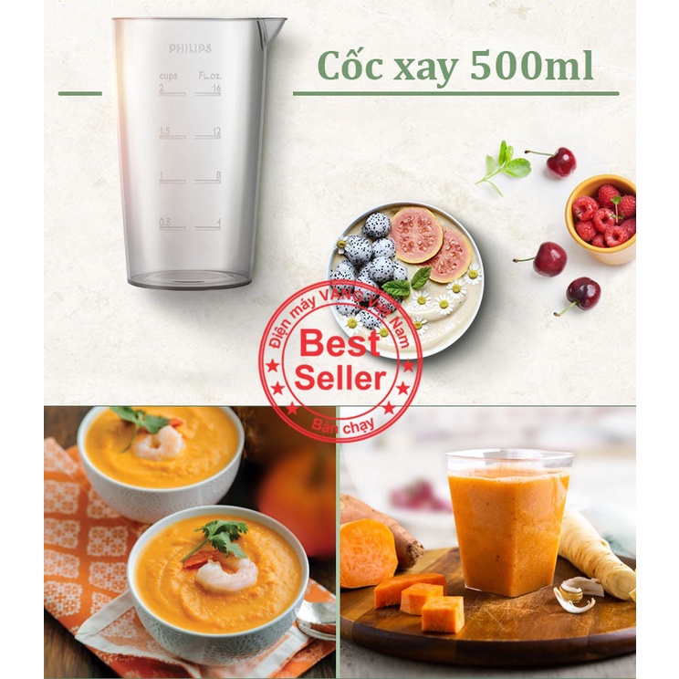 Phụ kiện máy xay cầm tay Philips HR2531, lắp vừa được cho model HR2534 HR2537 HR2533