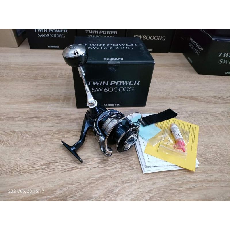 Máy Câu Cá Shimano 2021 Twin Power SW 6000HG - Máy Đứng