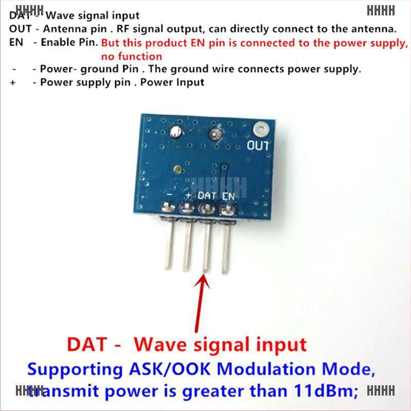 Bộ Thu Phát Tín Hiệu Rf 433mhz Cho Arduino