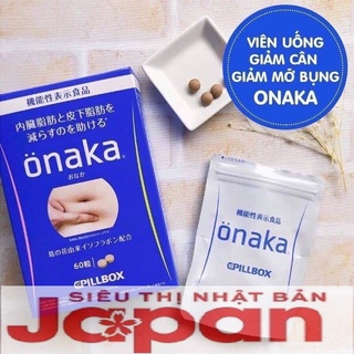 Viên giảm mỡ bụng Onaka 60 viên Nhật Bản