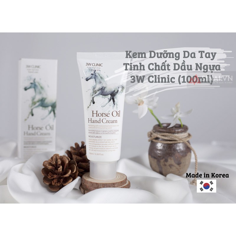 [CHÍNH HÃNG] Kem Dưỡng Ẩm Cho Da Tay 3W CLINIC Hand Cream 100ml | BigBuy360 - bigbuy360.vn