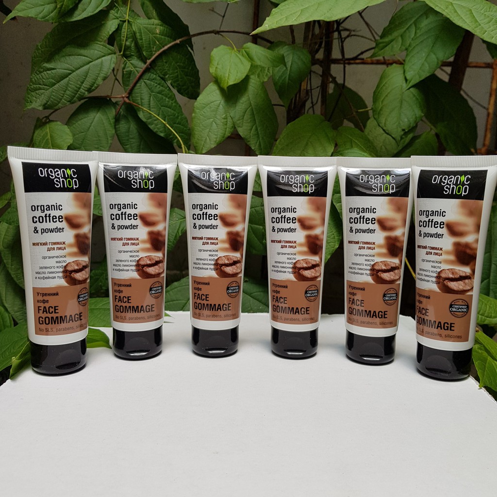 TẨY TẾ BÀO CHẾT MẶT ORGANIC SHOP OGANIC COFFE POWDER