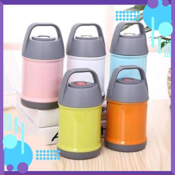 Bình Ủ Cháo, Sữa, Bột - Bình Giữ Nhiệt Thức Ăn Cho Bé Ruột Inox Công Nghệ Nhật Bản ( Giao Màu Ngẫu Nhiên)