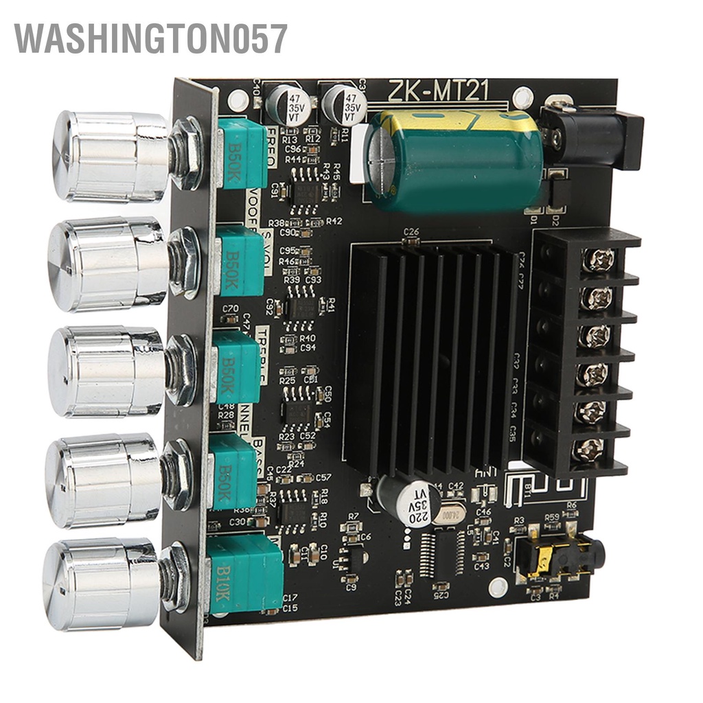 Có thể bán buôn Mô-đun khuếch đại công suất kỹ thuật số Bluetooth 50W 100W 2.1 kênh Loa siêu trầm Bảng mạch âm thanh Washington057 Hàng giao ngay