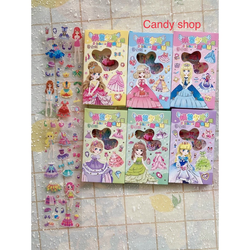 Hộp sticker 4 tấm cute