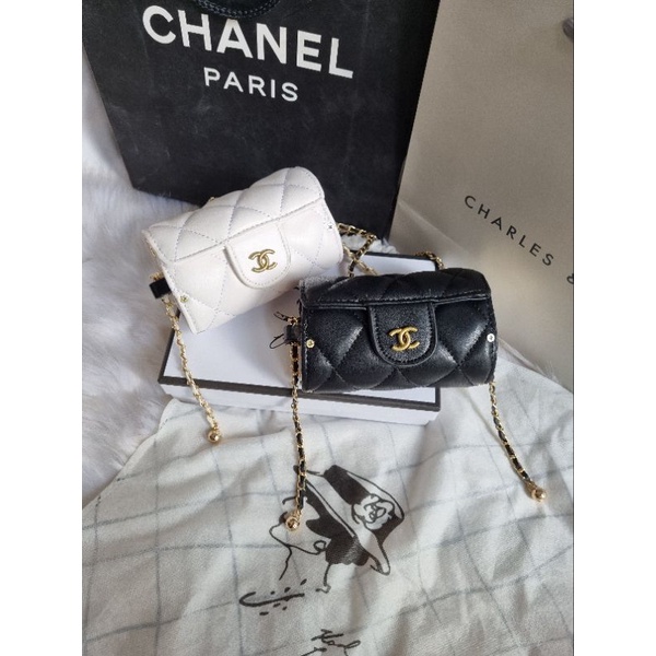 ❌️ Xã kho túi đeo chéo mini trống tròn #chanel. xinh xắn 15cm