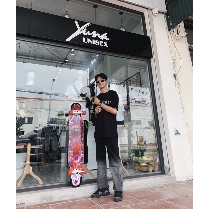 Quần Jeans nam ống xuông phai ống streetwear, quần bò nam dáng đứng mẫu wash 2 màu