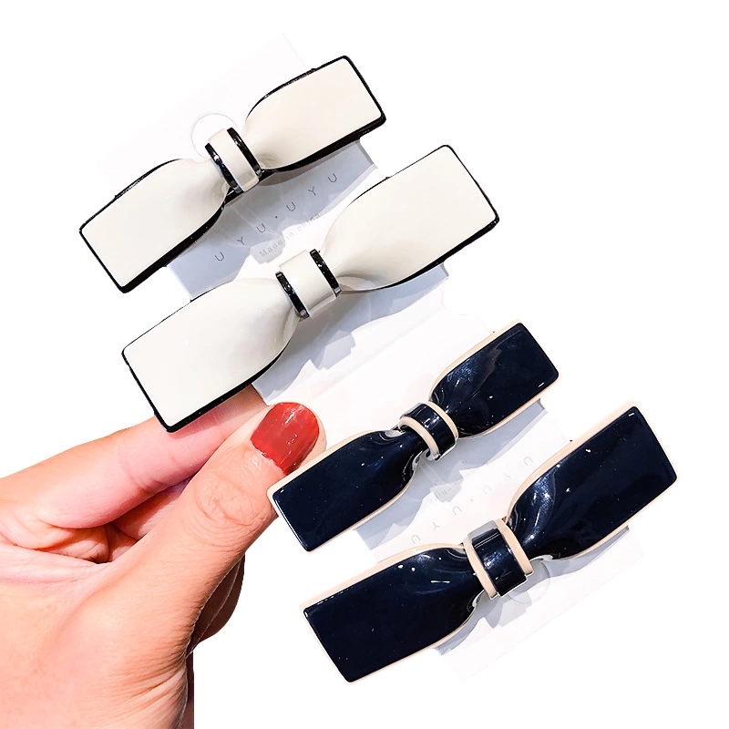 Kẹp tóc nơ màu sắc tươi sáng phong cách nữ sinh
