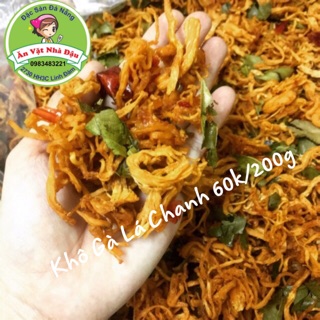 500g khô gà cay lá chanh ớt