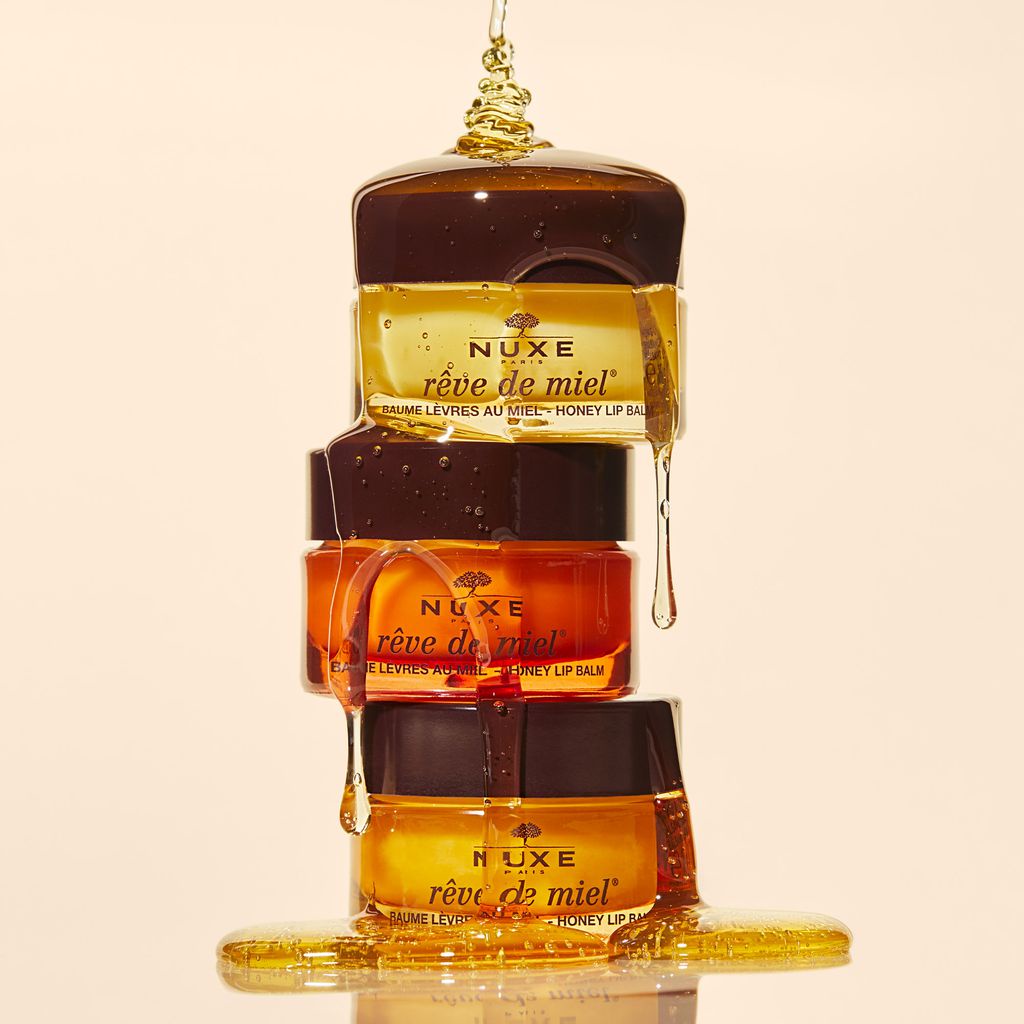[Limited Edition ] Sáp dưỡng môi dạng hũ Nuxe Reve De Miel Honey Lip Balm Limited Edition (15g)