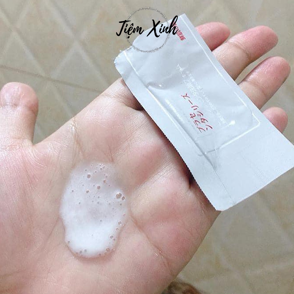 Ủ trắng da mặt 2in1 Placenta Extract Nhật Bản mặt nạ nhau thai trắng da set 2 gói