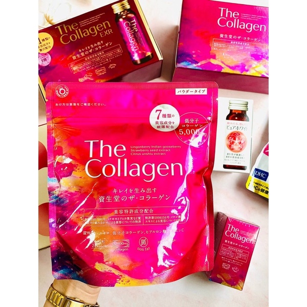 Bột The Collagen nhật bản shiseido làm trắng da, dạng bột 120gr