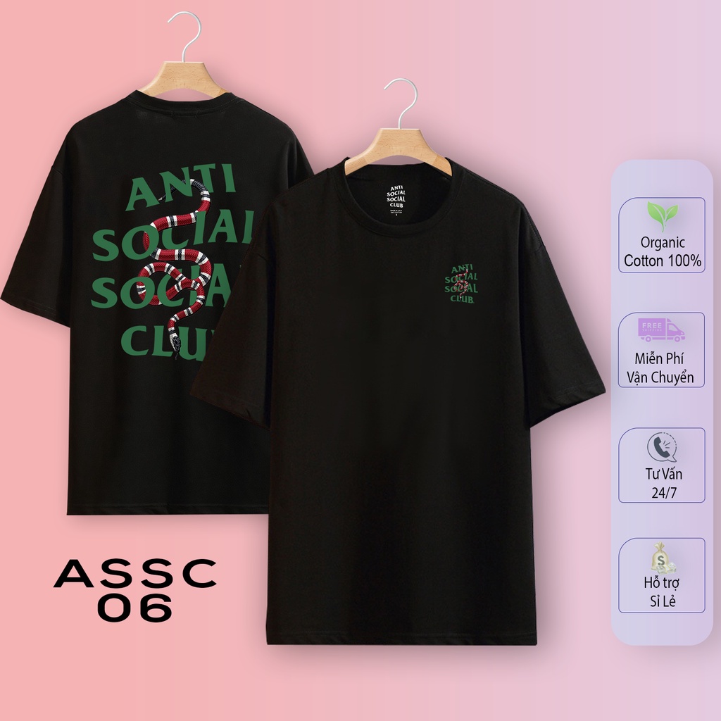 Áo thun ASSC - Anti Social Social Club - 100% cotton 2 chiều - Mỹ Tú Store