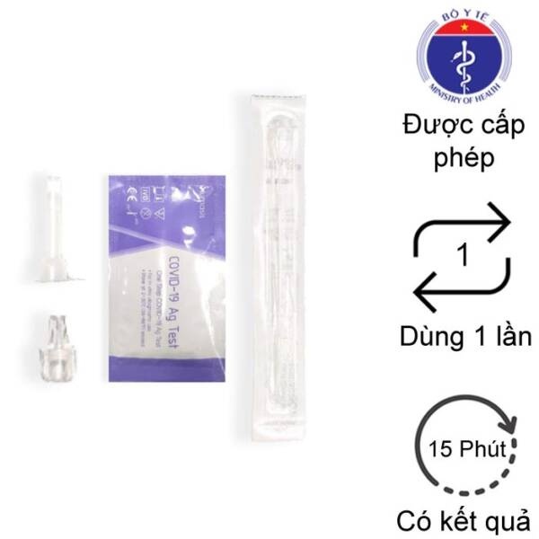 Kit test covid 19, test covid Humasis Hàn Quốc.