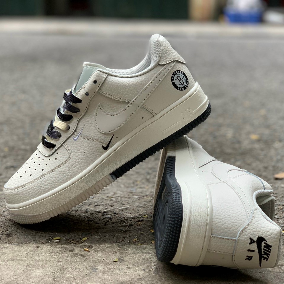 Giày Sneaker Nam Nữ  AF1 Trắng Chữ B