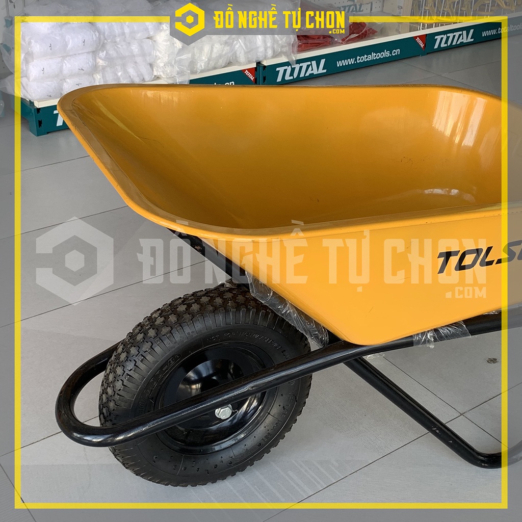 Xe rùa bánh hơi 150kg Tolsen 62626