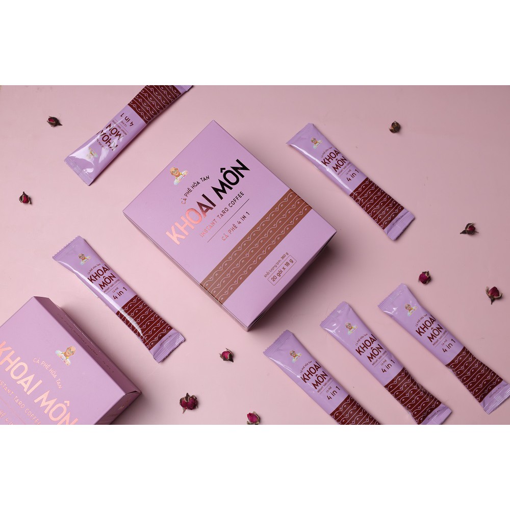 Cà Phê Khoai Môn Color Man set 20 gói với hương thơm khoai môn béo ngậy hòa quyện với hương vị cà phê đặc trưng | BigBuy360 - bigbuy360.vn