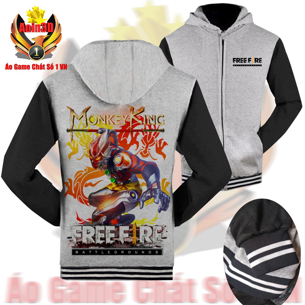 Áo Free Fire - Ngộ Không Áo khoác nỉ AKXTDFFWK01 | BigBuy360 - bigbuy360.vn