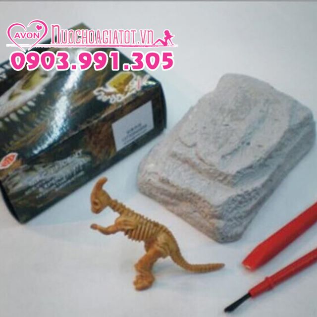 Trò chơi khảo cổ khủng long nhỏ size S không lắp ráp