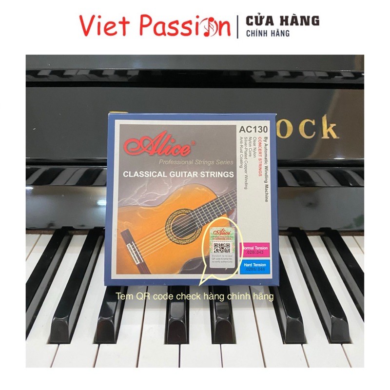 Dây đàn guitar classic Alice AC130 chính hãng, dây ghi ta cổ điển nylon