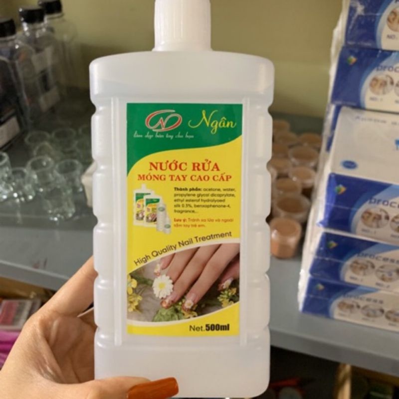 Axeton aceton nước rửa nail móng tay Ngân Quyên