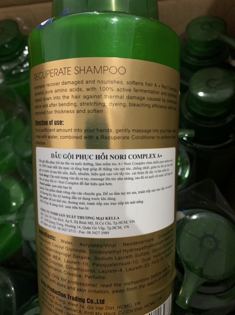 Dầu gội phục hồi Kella 750ml