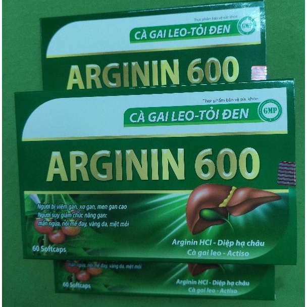 ARGININ 600, Bổ Gan, Mát gan, giúp thải giải độc gan, tăng cường chức năng gan hiệu quả cao thanh nhiệt giải độc