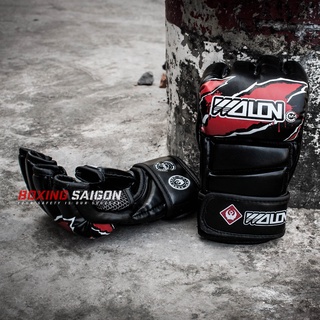 Găng tay MMA Wolon đánh bao cát loại tốt ( Đen )