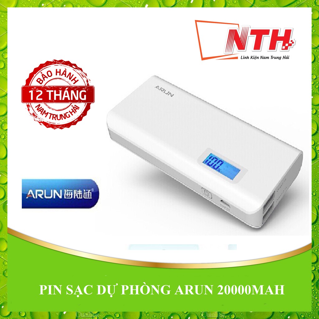 PIN SẠC DỰ PHÒNG ARUN 20000MAH