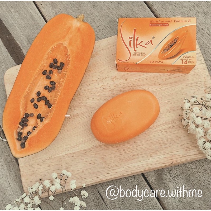 Xà Phòng Đu Đủ Trắng Da Silka Papaya Soap