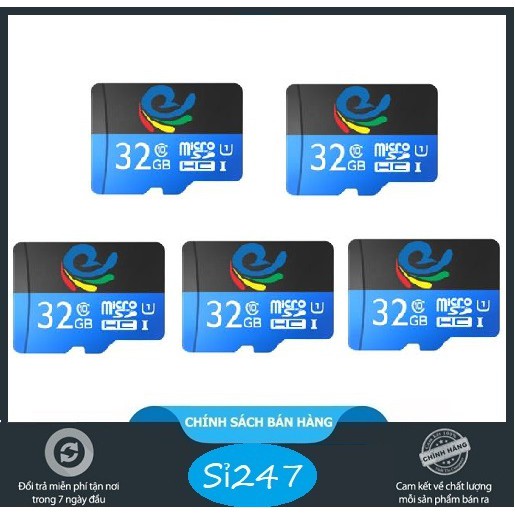 ( GIÁ SỈ )COMBO 5 THẺ NHỚ YOOSEE 32G NEW 2020 CHUYÊN DỤNG CHO CAMERA ( BẢO HÀNH 3 NĂM 1 ĐỔI 1 )