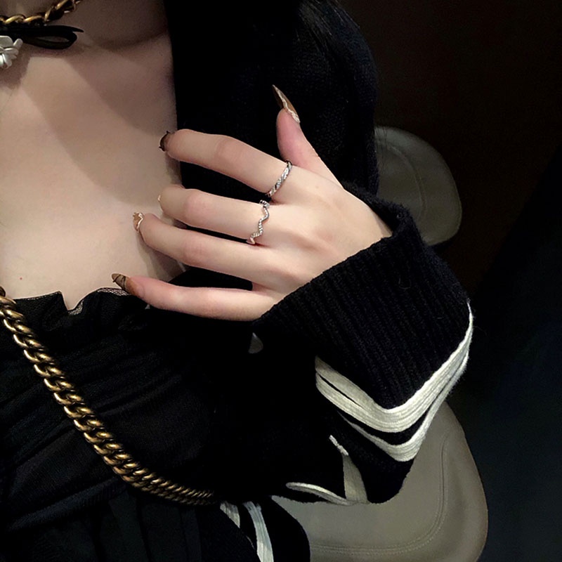 Nhẫn Hở Nhẹ Thiết Kế Sang Trọng Tinh Tế Dành Cho Nữ