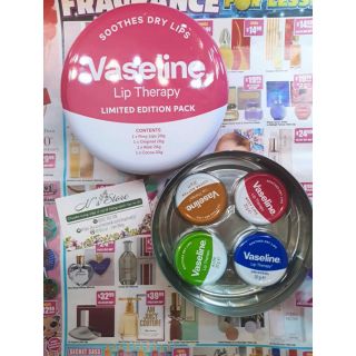 Son dưỡng môi vaseline hộp thiếc