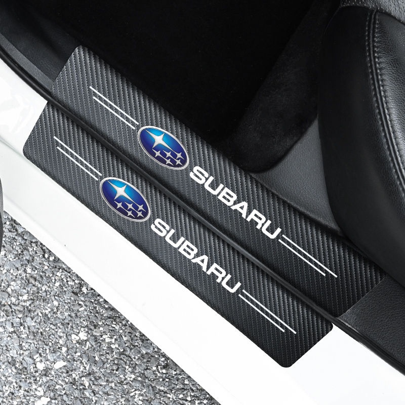 Miếng Dán Trang Trí Bàn Đạp Xe Hơi subaru forester xv brz legacy Bằng Sợi carbon