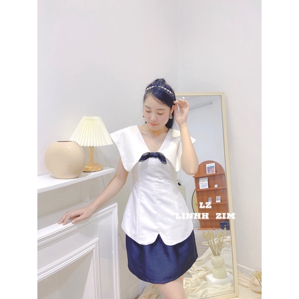 ÁO TK TRẮNG NƠ ĐEN